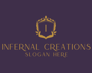 Elegant Wreath Stylist logo design