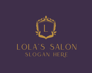 Elegant Wreath Stylist logo design