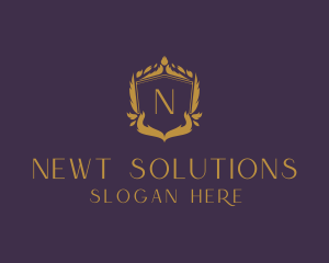 Elegant Wreath Stylist logo design