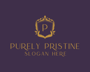 Elegant Wreath Stylist logo design