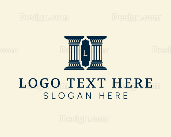 Column Pillar Architecture Logo