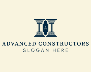 Column Pillar Architecture logo design