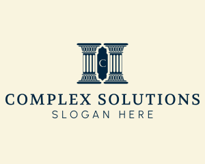 Column Pillar Architecture logo design