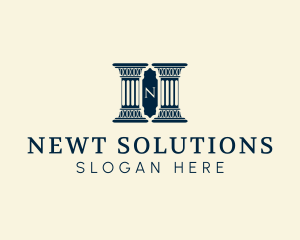 Column Pillar Architecture logo design