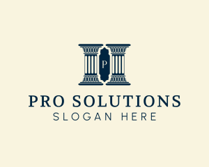 Column Pillar Architecture logo design