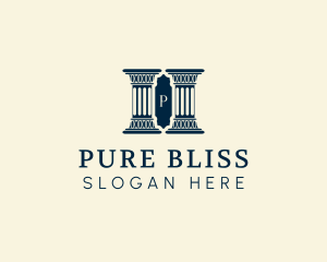 Column Pillar Architecture logo design