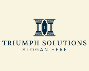 Column Pillar Architecture logo design