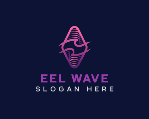 Wave Tech Developer logo design