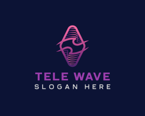 Wave Tech Developer logo design