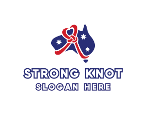 Heart Knot Australia logo design