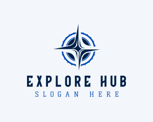 Star Compass Exploration logo design