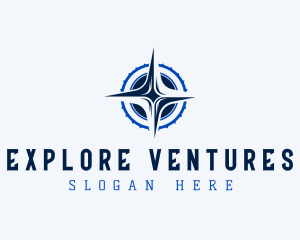 Star Compass Exploration logo design