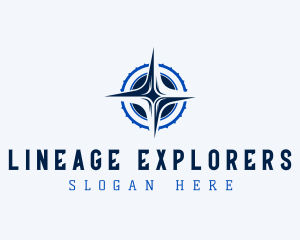 Star Compass Exploration logo design