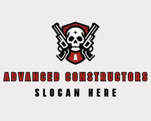 Gun Military Weapon logo design