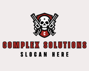 Gun Military Weapon logo design