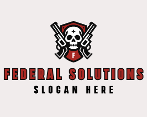 Gun Military Weapon logo design