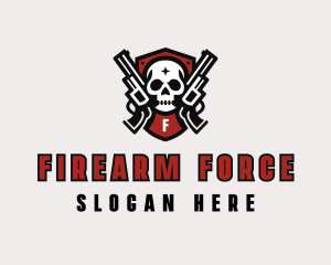 Gun Military Weapon logo design