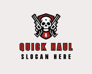 Gun Military Weapon logo design