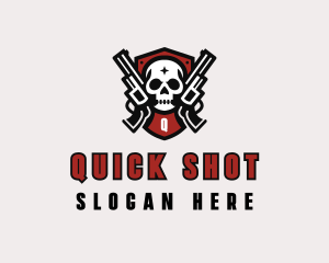 Gun Military Weapon logo design