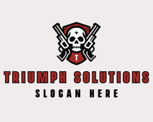 Gun Military Weapon logo design