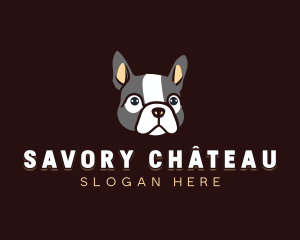 Bulldog Puppy Dog  logo design