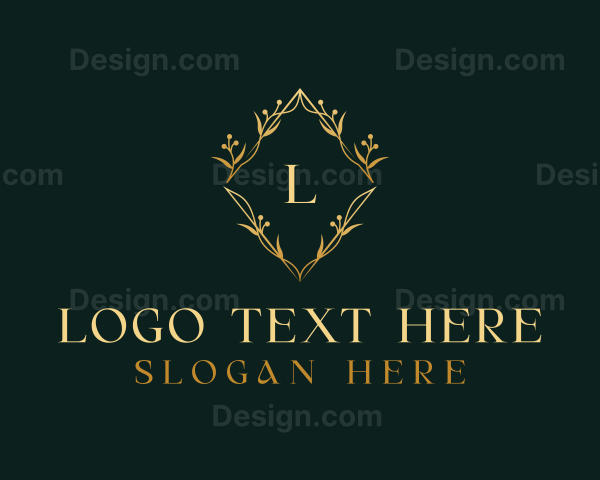 Floral Wedding Stylist Logo