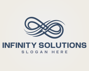 Abstract Infinity Loop logo design