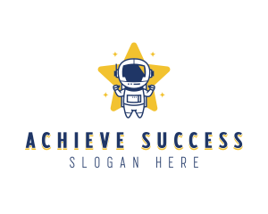 Star Astronaut Coach  logo design