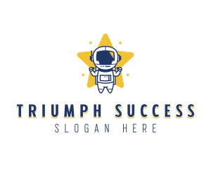 Star Astronaut Coach  logo design