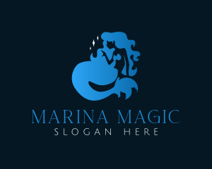 Mermaid Beauty Cosmetics logo design