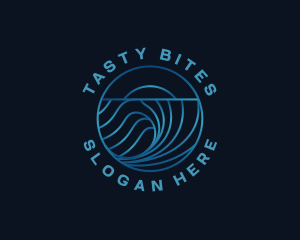Wave Water Ocean Logo