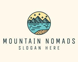 Lake Mountain Adventure  logo design