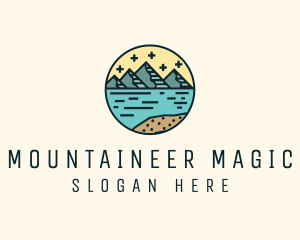 Lake Mountain Adventure  logo design