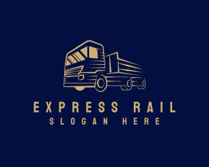 Yellow Transport Express logo design