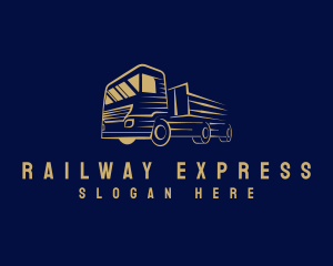 Yellow Transport Express logo design