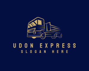 Yellow Transport Express logo design