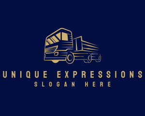 Yellow Transport Express logo design