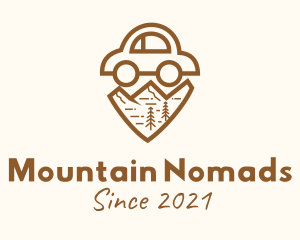 Brown Mountain Car  logo design