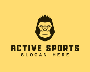 Cool Gorilla Ape Logo