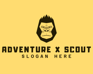 Cool Gorilla Ape logo design