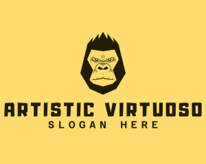 Cool Gorilla Ape logo design