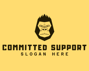 Cool Gorilla Ape logo design