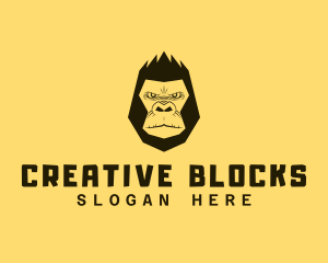 Cool Gorilla Ape logo design