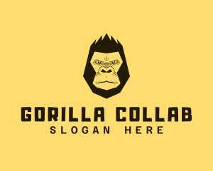 Cool Gorilla Ape logo design