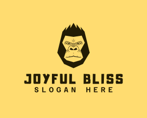 Cool Gorilla Ape logo design