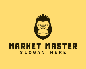 Cool Gorilla Ape logo design