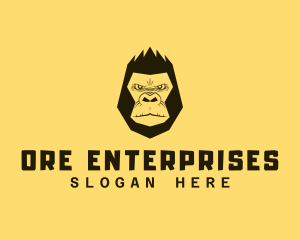 Cool Gorilla Ape logo design