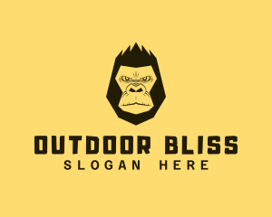 Cool Gorilla Ape logo design