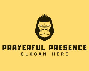 Cool Gorilla Ape logo design