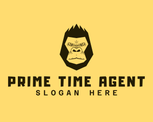 Cool Gorilla Ape logo design